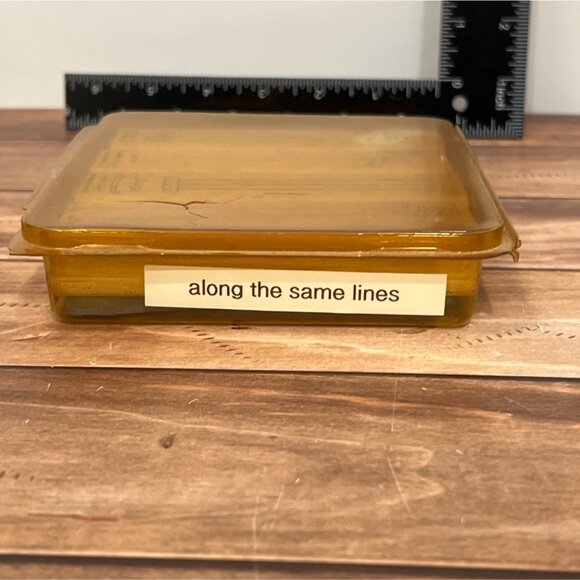 2005 STAMPIN' UP! ALONG THE SAME LINES Wood Mounted Rubber Stamp set of 4 - Picture 5 of 8